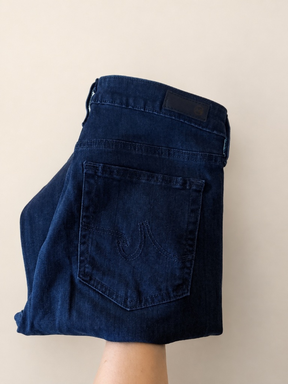 AG Farrah Boot/ Mid Rise dark denim jeans, Size 30